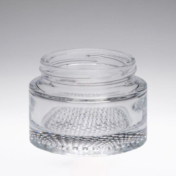 30 ml Pot à cosmétique en verre transparent