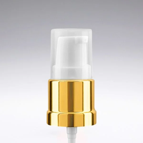 Lotionsspender mit Staub-Schutzkappe gold/weiss 18/410