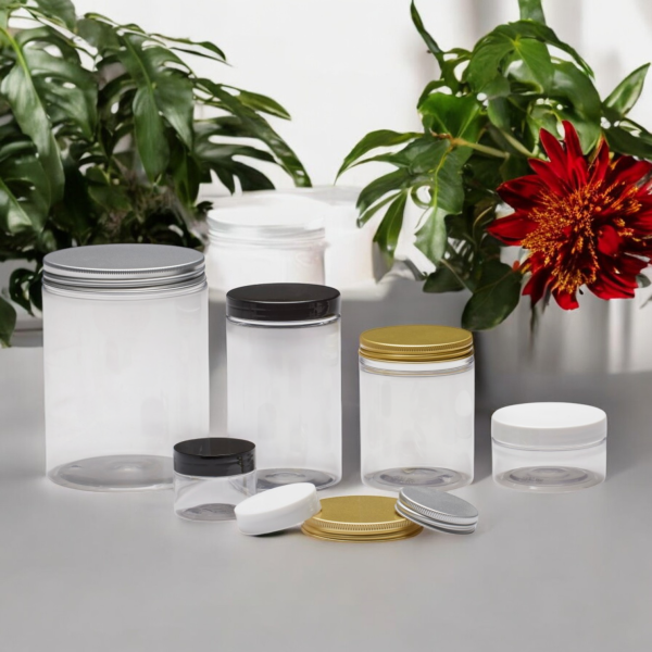 50 ml Tarros de PET transparente 48/400
