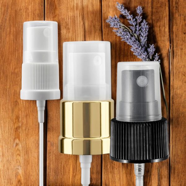 Spray Atomiser Aluminium white/gold 18/410