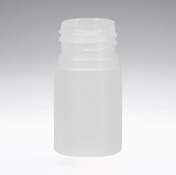 15 ml Flaconi rotondi trasparenti PE 24/410