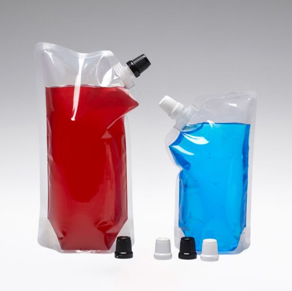 Eco Pouch tappo a vite con garanzia di prima apertura bianco