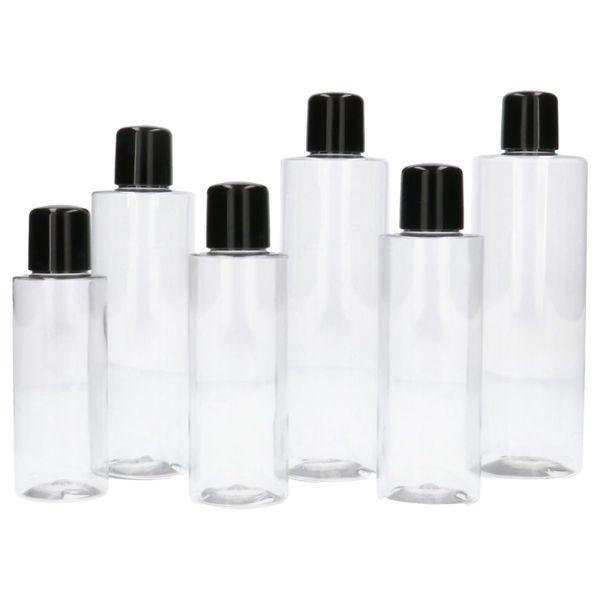 500 ml Cylinder bottles clear PET 28/410
