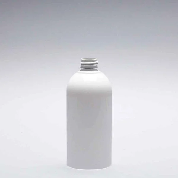 500 ml Bouteilles PET rondes blanc 28/410