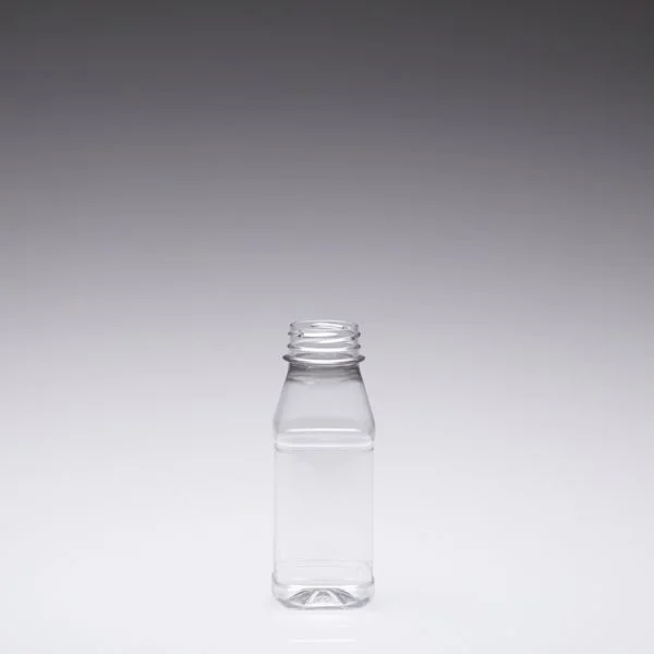 250 ml Saftflasche quadratisch PET 38mm 2-Start