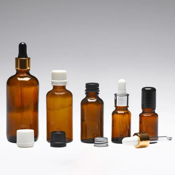 15 ml Glasflaschen braun DIN18