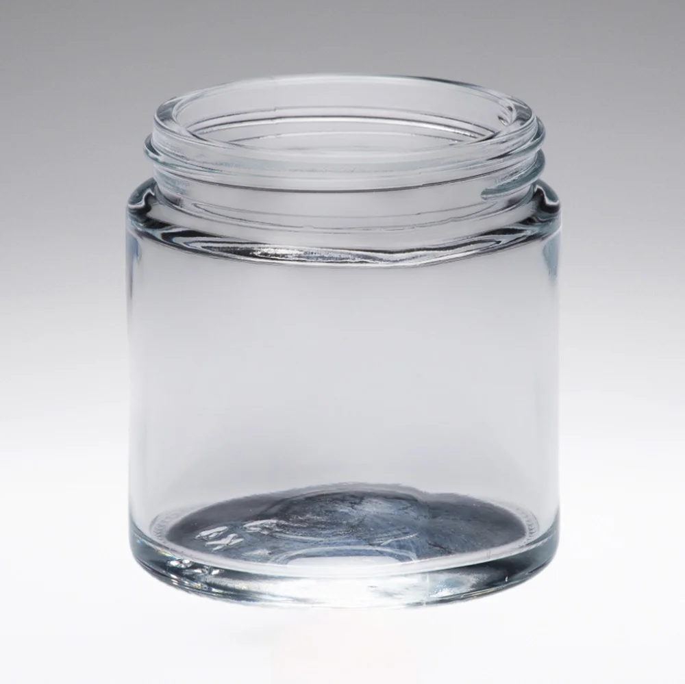 Klarglas-Salbendosen 100ml | Transparent & hygienisch | Kosmetikverpackung - Bottleshop