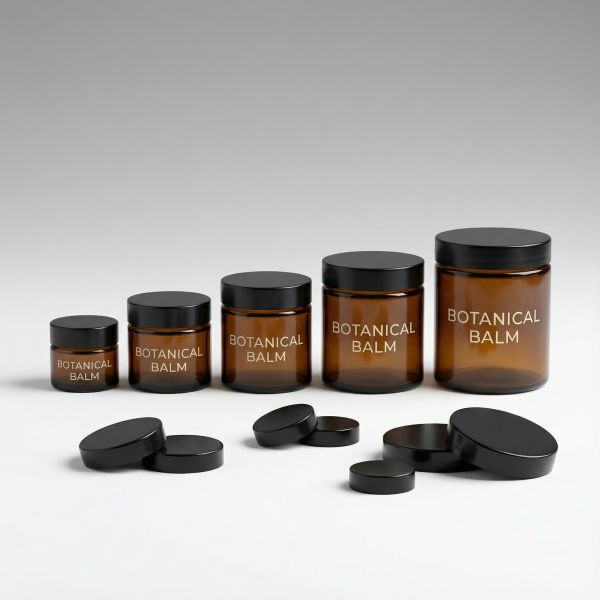 5 ml Salbendose Glas braun