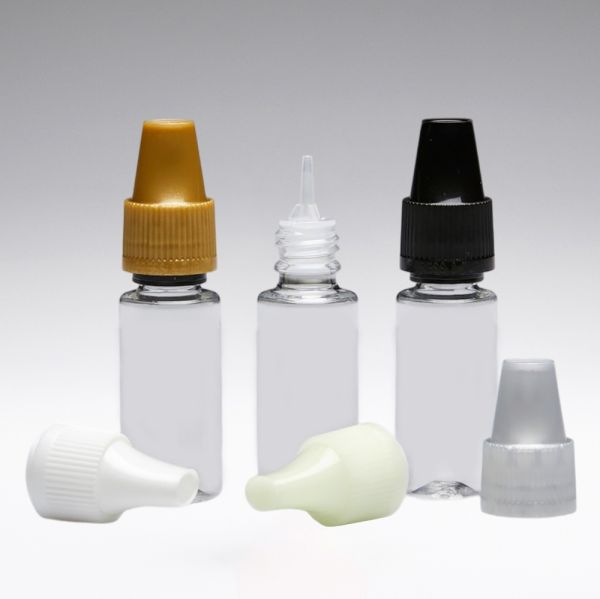 10 ml Bottiglie per liquidi trasparente in PET