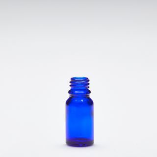 10 ml Botellas de vidrio azul DIN18