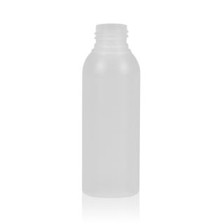 100 ml Rundflaschen transparent PE 24/410