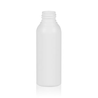 100 ml Flacons ronds blancs PE 24/410
