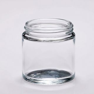 100 ml ointment jar glass crystal clear