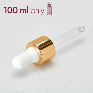 Pipette weiss/gold 103 mm 18/410