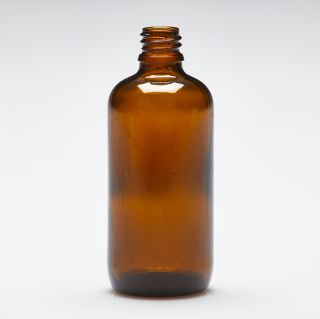 100 ml Botellas de vidrio marrón DIN18