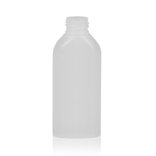 100 ml Bouteilles PE ovale transparent 24/410