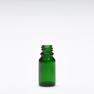 10 ml Bouteilles en verre vert DIN18