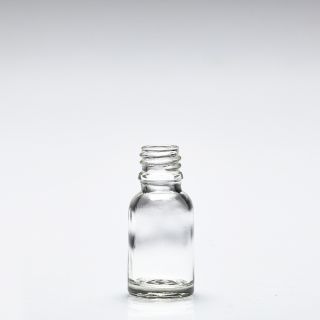10 ml Glass bottles clear DIN18