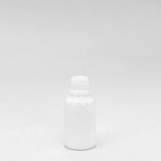 15 ml Glass bottles white DIN18