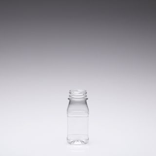 150 ml Juice bottle square PET 38mm 2-Start