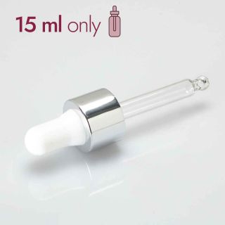 Pipette weiss/silber 56 mm 18/410