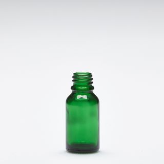 15 ml Bottiglie di vetro verde DIN18