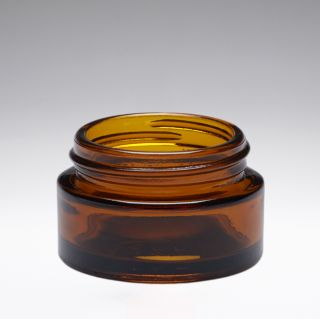 15 ml Vasetti di unguenti in vetro marrone