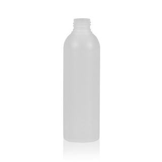 200 ml Round bottles transparent PE 24/410