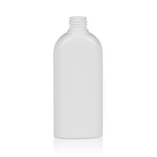 200 ml PE Flaschen oval weiss 24/410