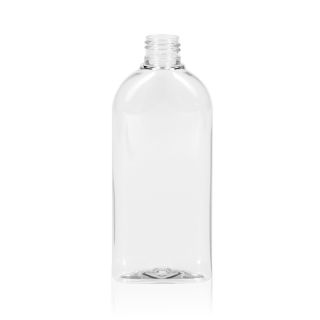 200 ml PET Flaschen oval glasklar 24/410