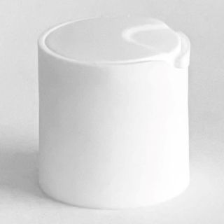 Disc Top Verschluss 24410DT3 in Weiss mit Transportsicherung – ideal für Kosmetikflaschen 24/410