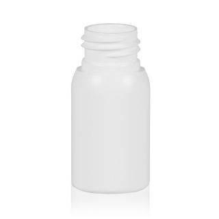 30 ml Round bottles PE white 24/410