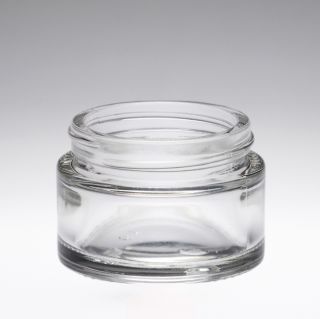30 ml Tarros de vidrio para pomada cristal transparente