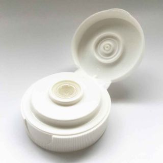 FlipTop cap white with membrane and sealing liner 38/400