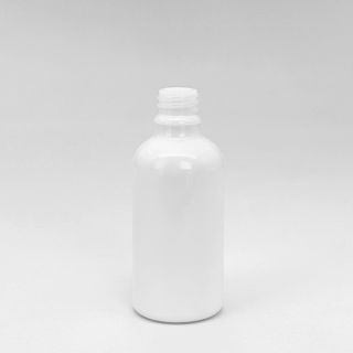 50 ml Botellas de vidrio blanco DIN18