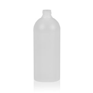 500 ml Rundflasche transparent PE 24/410
