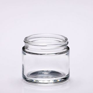 50 ml ointment jar glass crystal clear