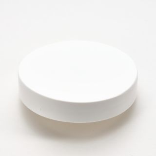 Tapón de rosca blanco con inserto de espuma de PE para tarros de cristal de 5 ml