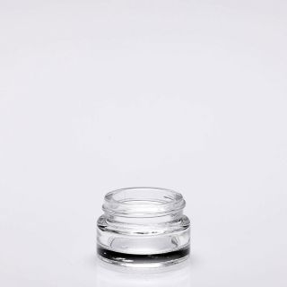 5 ml Tarros de vidrio para pomada cristal transparente
