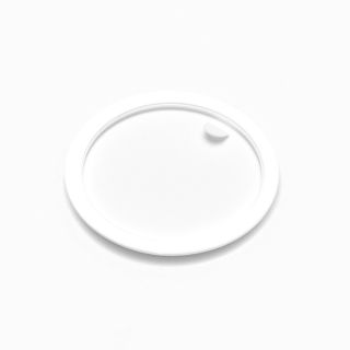 Tapón de rosca blanco con inserto de espuma de PE y disco de recubrimiento blanco para tarros de cristal de 30 ml