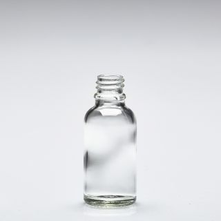30 ml Botellas de vidrio transparente DIN18