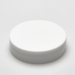 Tapón roscado blanco con inserto de espuma de PE 48/400