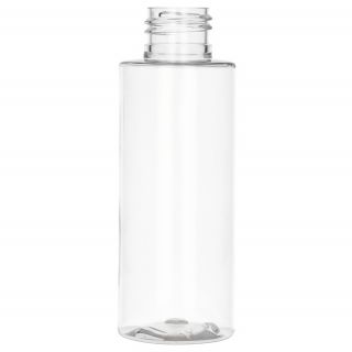 100 ml Botellas cilíndricas PET transparente 24/410