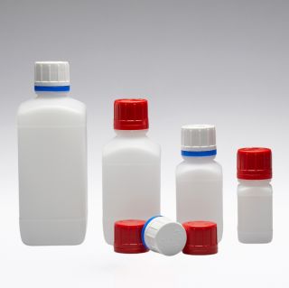 250 ml Botellas de cuello estrecho PE transparentes DIN32E
