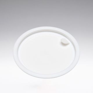 Tappo a vite in alluminio con inserto in schiuma PE e disco di copertura bianco per vasi in vetro da 15 ml
