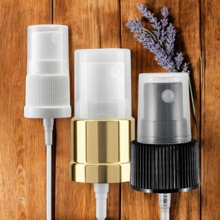 Spray Atomiser Aluminium white/gold 18/410