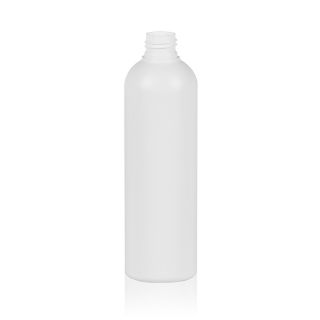 300 ml Bouteille ronds blanc PE 24/410
