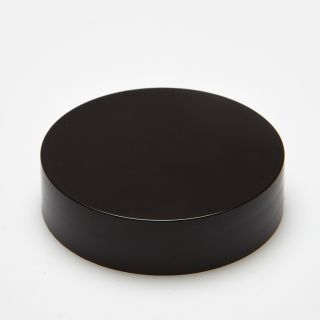 Screw cap black with PE foam insert 48/400