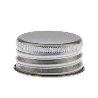 Aluminium screw cap silver with PE-insert 28/410
