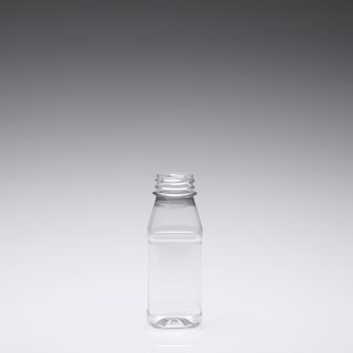 250 ml Bottiglia da succo quadrata in PET 38mm 2-Start